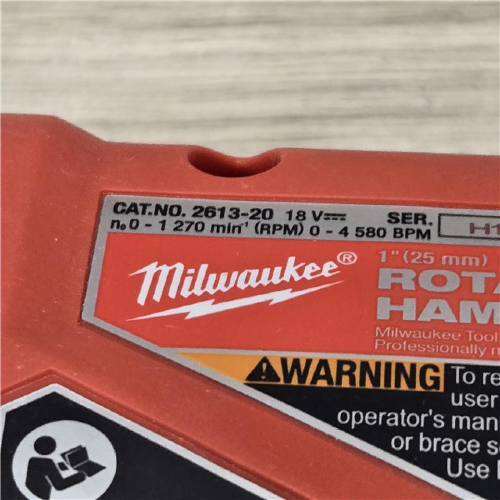 AS-IS Milwaukee M18 18V Cordless 1 in. SDS-Plus D-Handle Rotary Hammer (Tool-Only)