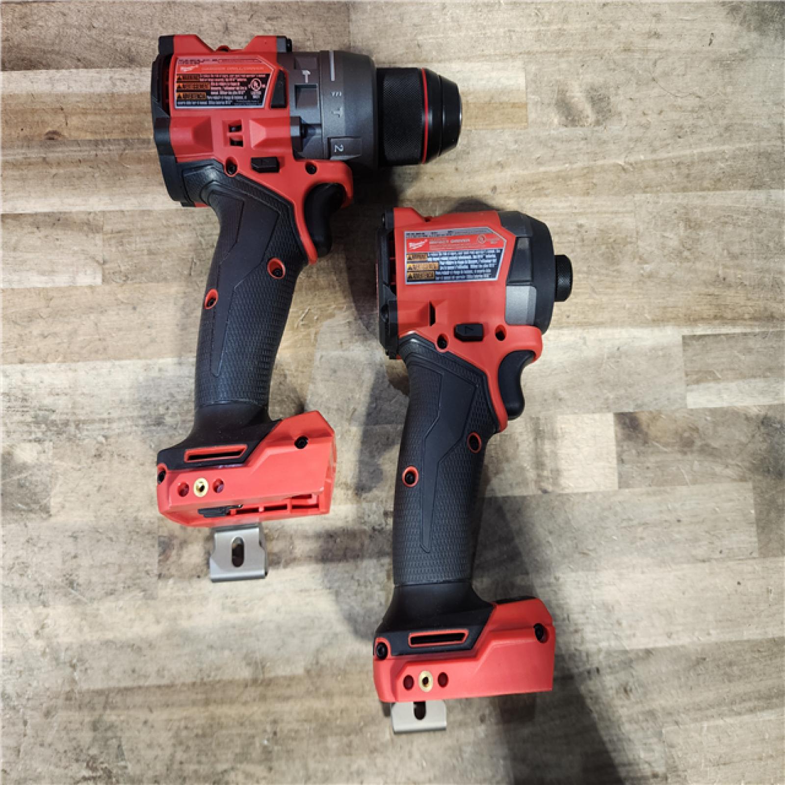 HOUSTON LOCATION - AS-IS (APPEARS LIKE NEW) Milwaukee FUEL 18V Lithium-Ion Brushless Cordless Hammer Drill and Impact Driver Combo Kit