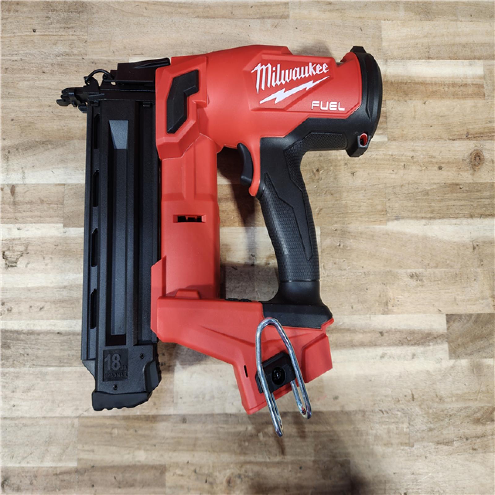 HOUSTON LOCATION - AS-IS Milwaukee  FUEL 18-Volt Lithium-Ion Brushless Cordless Gen II 18-Gauge Brad Nailer (Tool-Only)