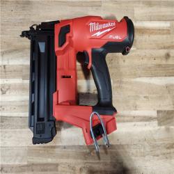 HOUSTON LOCATION - AS-IS Milwaukee  FUEL 18-Volt Lithium-Ion Brushless Cordless Gen II 18-Gauge Brad Nailer (Tool-Only)