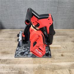 HOUSTON LOCATION - AS-IS (APPEARS LIKE NEW) Milwaukee FUEL 18V Lithium-Ion Cordless Brushless 6-1/2 in. Plunge Cut Track Saw (Tool-Only)