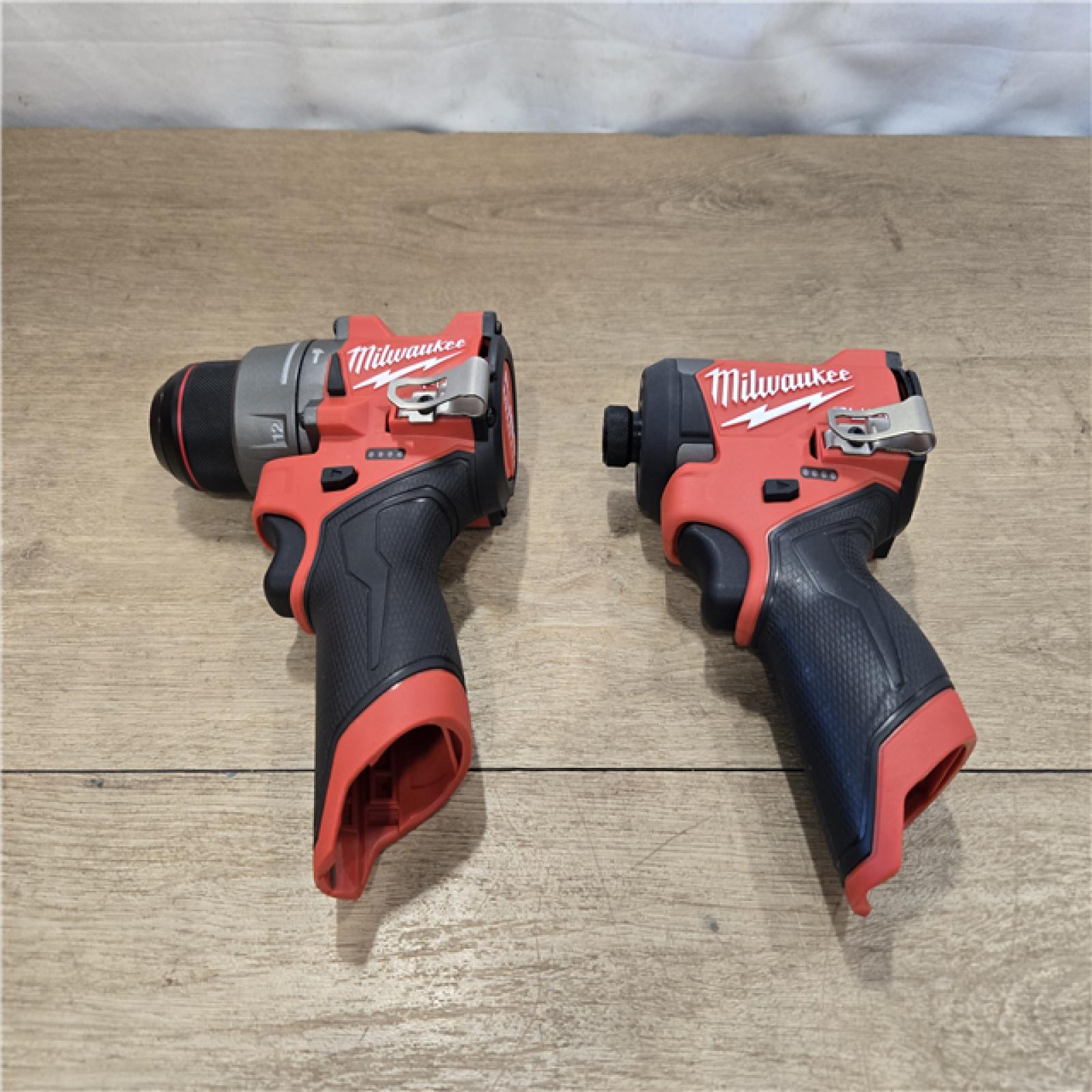 AS-IS Milwaukee FUEL 12V Cordless Hammer Drill and Impact Driver Combo Kit