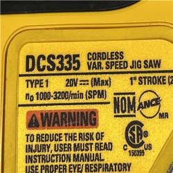 AS-IS DEWALT 20V MAX XR Cordless Barrel Grip Jigsaw (Tool Only)