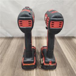 AS-IS- Milwaukee 18V Cordless Brushed 2-Tool Drill/Driver and Impact Driver Kit