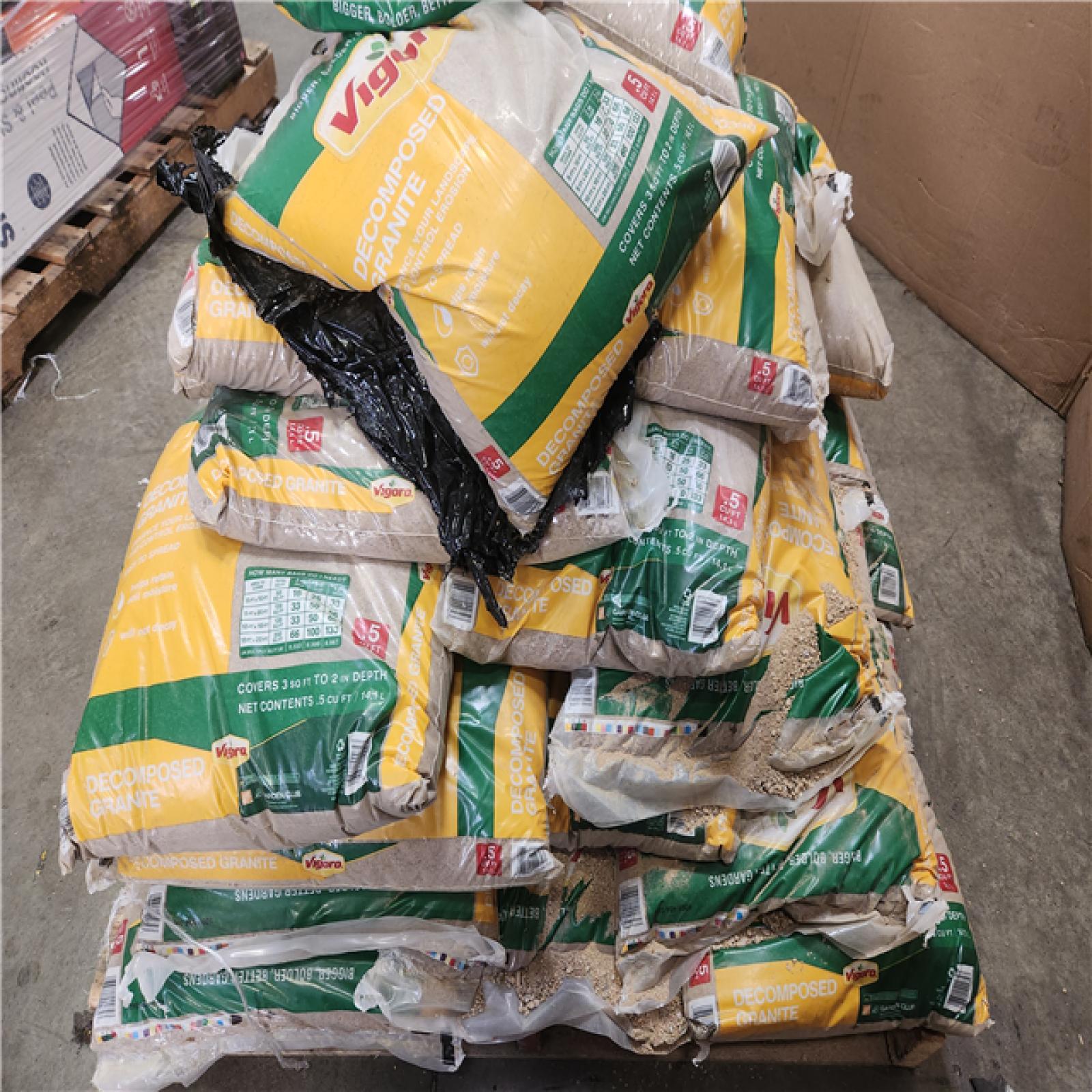 Phoenix Vigoro 0.5 cu. ft. (.10 in. to .25 in.) Bagged Decomposed Granite Brown Decorative Landscape Rock Pallet (39-Bags)