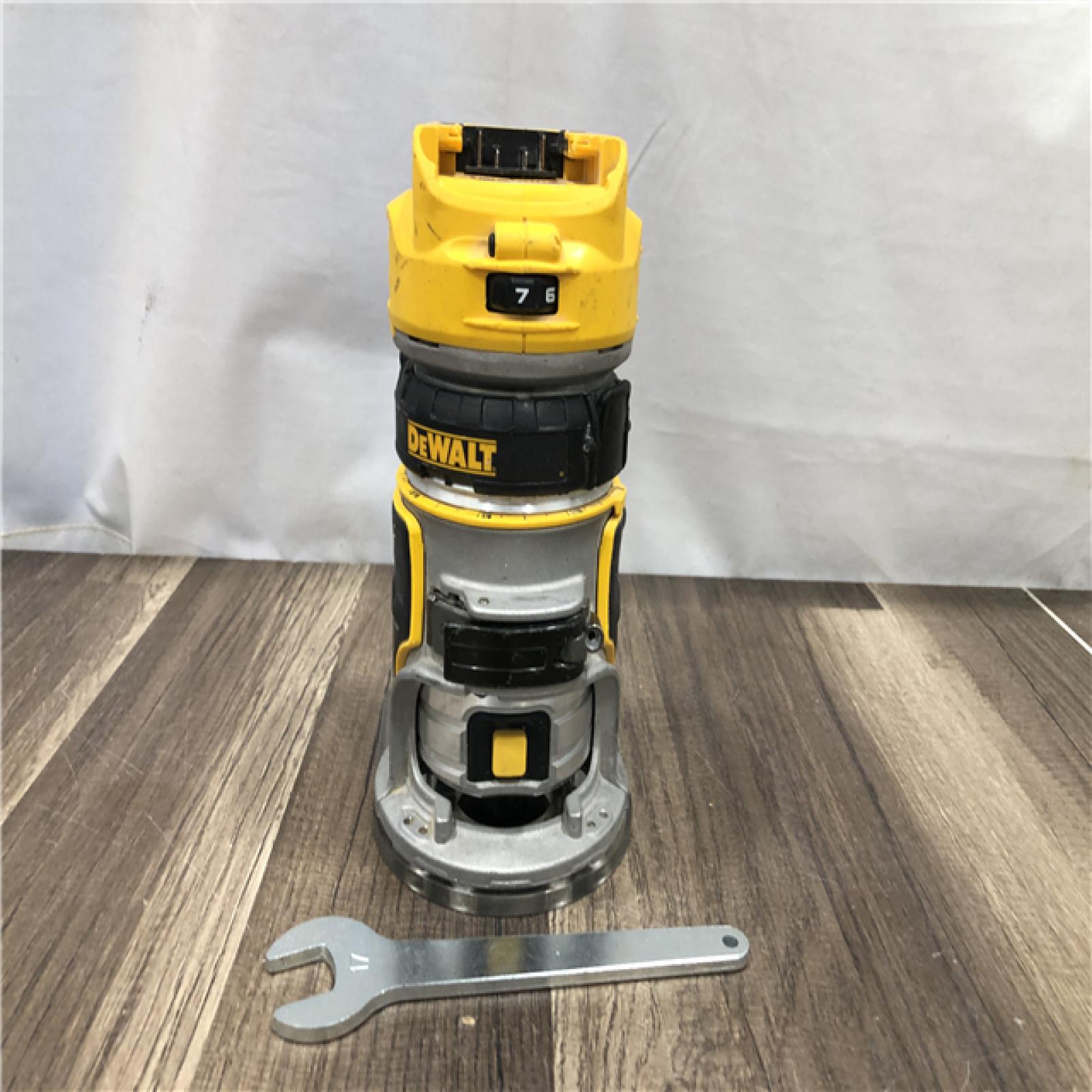 AS-IS DEWALT 20V MAX XR Cordless Brushless Fixed Base Compact Router (Tool Only)