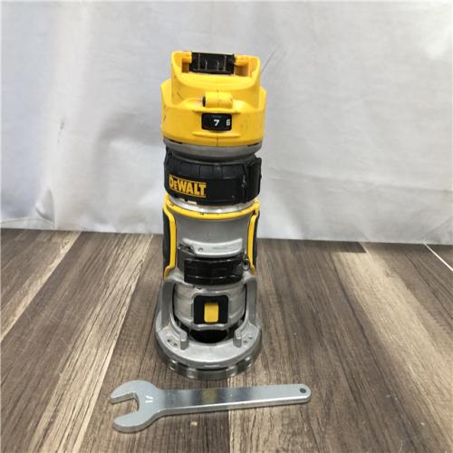 AS-IS DEWALT 20V MAX XR Cordless Brushless Fixed Base Compact Router (Tool Only)