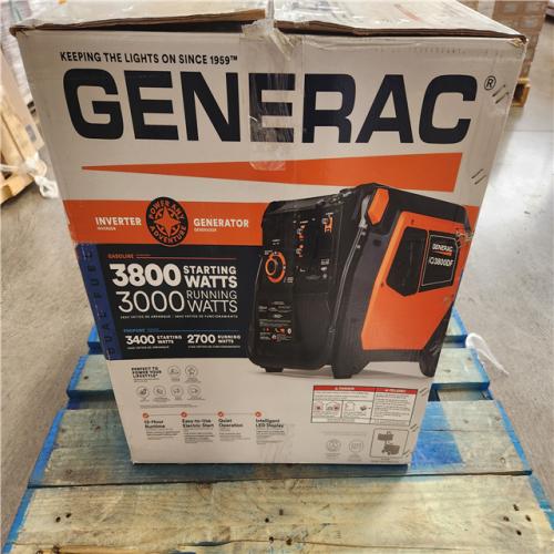 Phoenix NEW Generac 3800/3000-Watt Dual Fuel Inveter Generator  Fully Enclosed Case and Easy-To-Use Electric Start with Battery Included