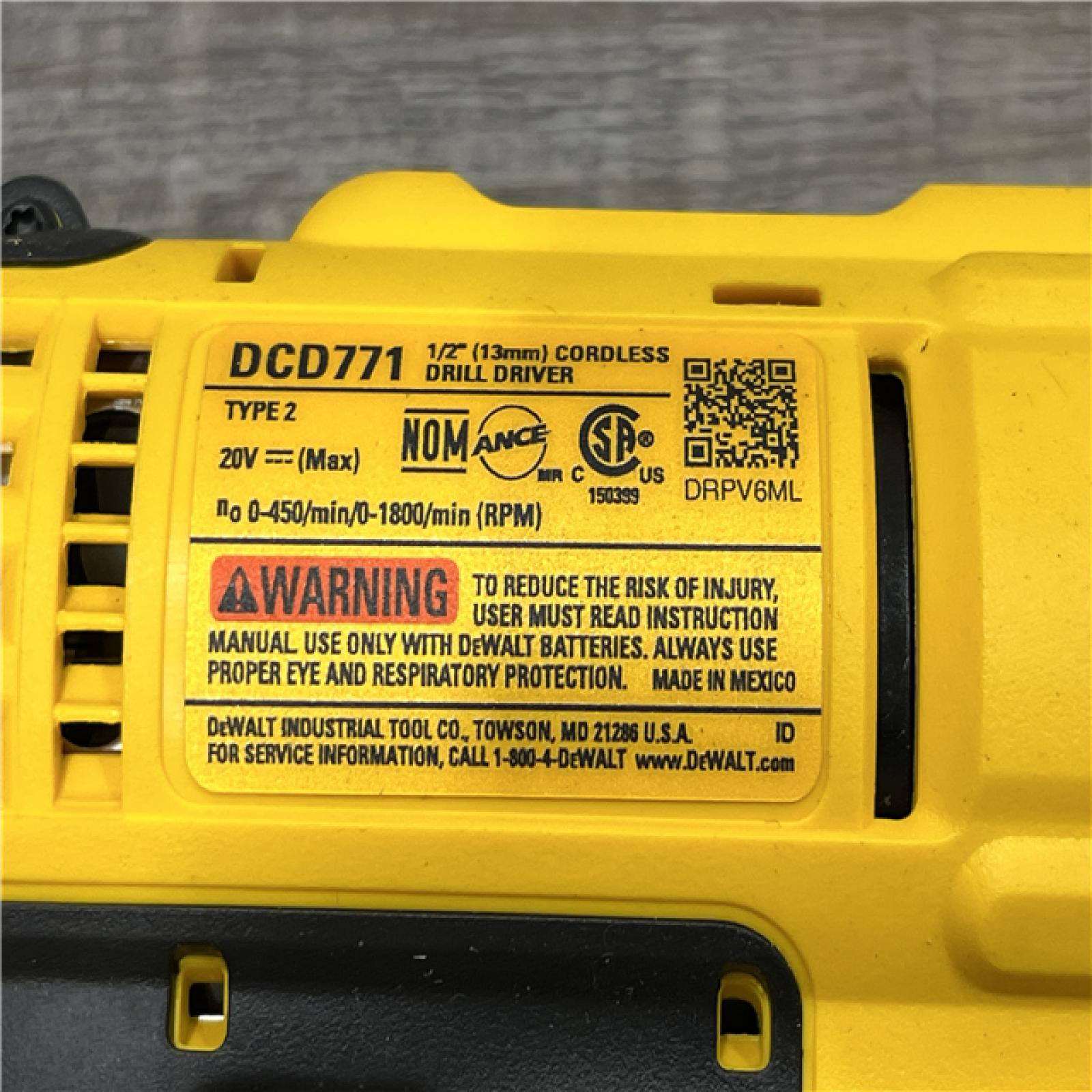 AS-IS DEWALT 20V MAX Cordless Drill/Impact 2 Tool Combo Kit