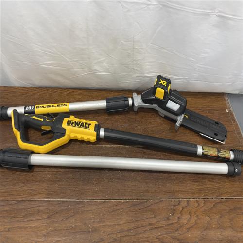 AS-IS DEWALT 20V MAX 8in. Brushless Cordless Battery Powered Pole Saw (Tool Only)