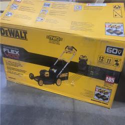 Dallas Location - As-Is FLEXVOLT 2x60V MAX 21 in. Cordless Battery Powered Self Propelled Lawn Mower Kit with 12.0 Ah Batteries and Chargers
