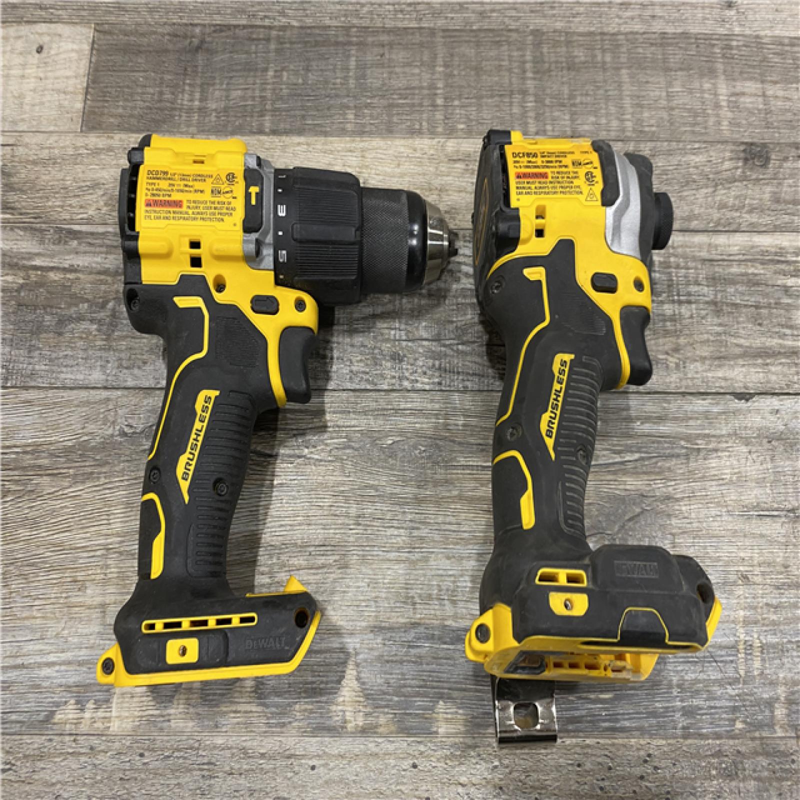 AS-IS DEWALT ATOMIC 20V MAX Lithium-Ion Cordless 2-Tool Combo Kit