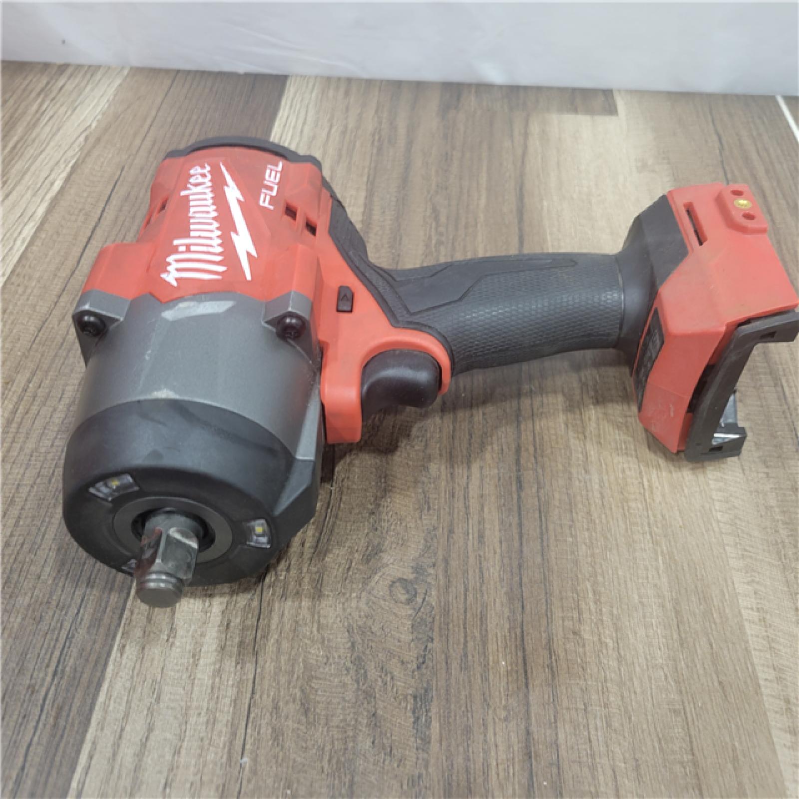 AS-IS  Milwaukee M18 FUEL 18V Lithium-Ion Brushless Cordless 1/2 in. Impact Wrench with Friction Ring (Tool-Only)