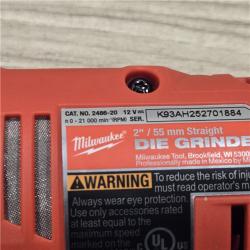 AS-IS Milwaukee M12 FUEL Cordless Straight Die Grinder (Tool-Only)