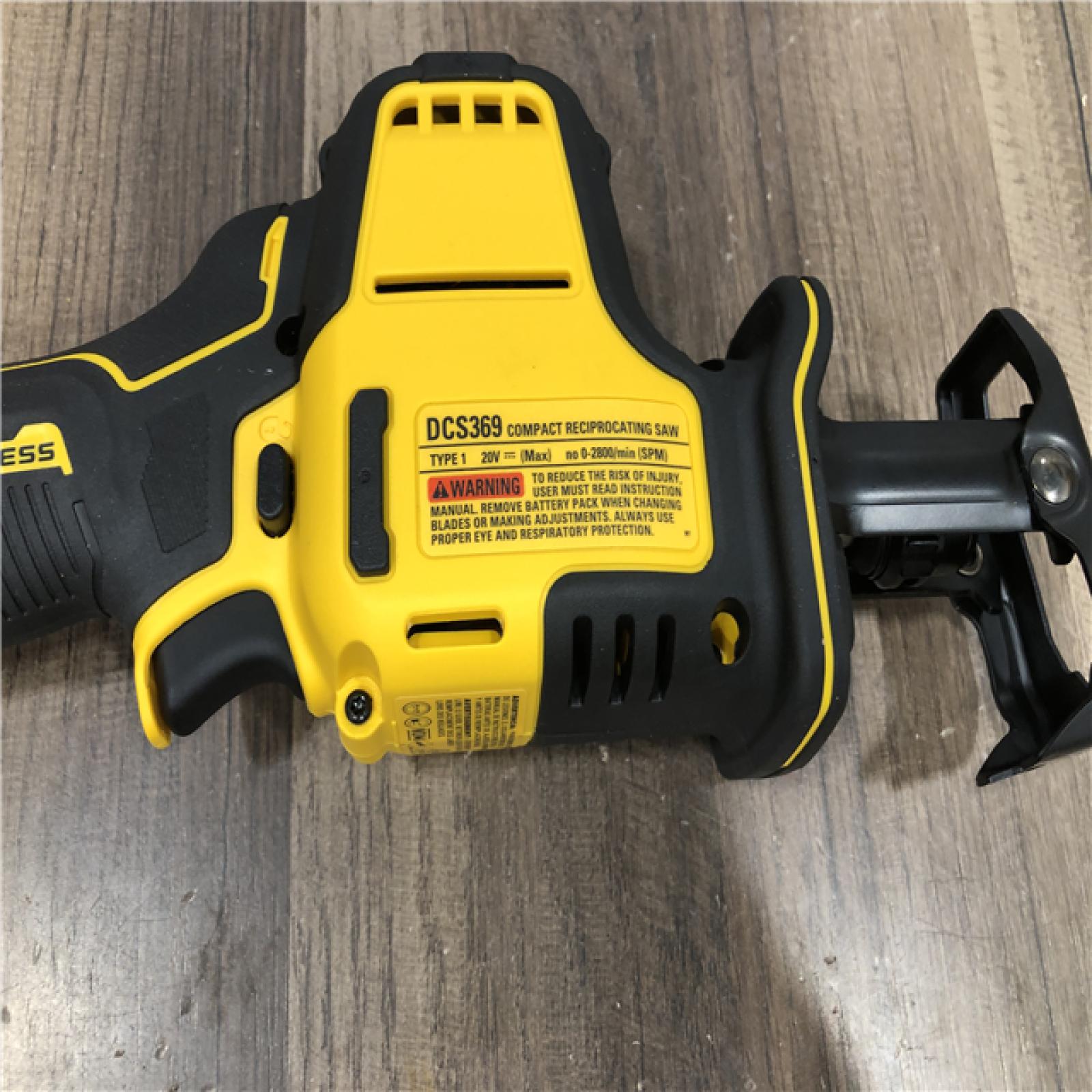 AS-IS DEWALT ATOMIC 20V MAX Cordless Brushless Compact Reciprocating Saw (Tool Only)