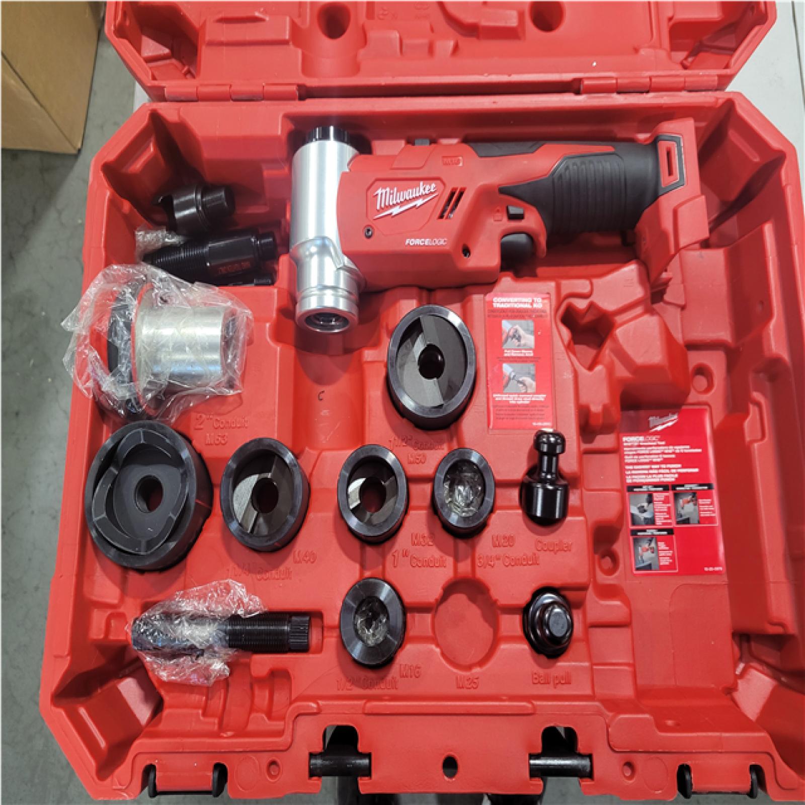 CALIFORNIA AS-IS MILWAUKEE M18 FORCE LOGIC 6T KNOCKOUT TOOL