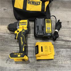 AS-IS DEWALT Atomic 20V Lithium-Ion Cordless Compact 1/2 in. Drill/Driver Kit
