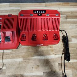 HOUSTON LOCATION - AS-IS MILWAUKEE BATTERY CHARGER PACK QTY - 3