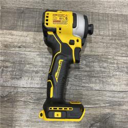 AS-IS DEWALT Atomic 20V Max Lithium-Ion Brushless Cordless Compact 1/4 in. Impact Driver Kit