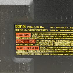 AS-IS DEWALT 12V/20V/60V MAX 4-Port Lithium-Ion Battery Charger