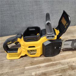 HOUSTON LOCATION - AS-IS DEWALT FLEXVOLT 60V MAX 20 in. Brushless Cordless Battery Powered Chainsaw and Carry Case (Tool and Case Only)