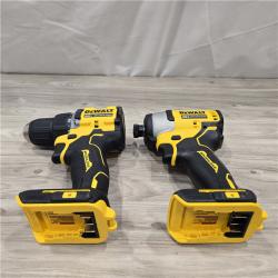 AS-IS Dewalt DCK225D2 20V MAX ATOMIC Compact Cordless Drill Driver and Impact Driver Combo Kit