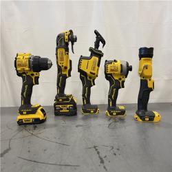 AS-IS - DEWALT 20-Volt MAX Lithium-Ion Cordless 7 Tool Combo Kit