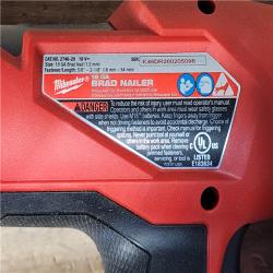 HOUSTON LOCATION - AS-IS Milwaukee FUEL 18-Volt Lithium-Ion Brushless Cordless Gen II 18-Gauge Brad Nailer (Tool-Only)