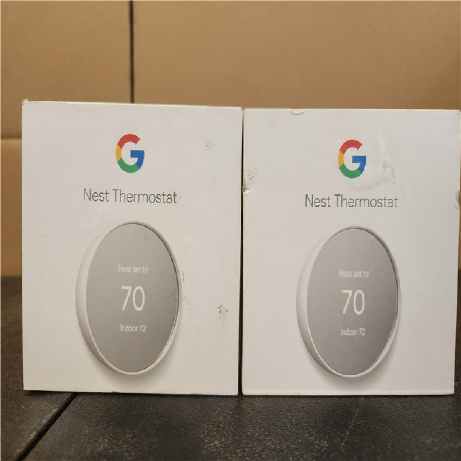 Phoenix Google Nest Thermostat - Smart Programmable Wi-Fi Thermostat (2-Pack)