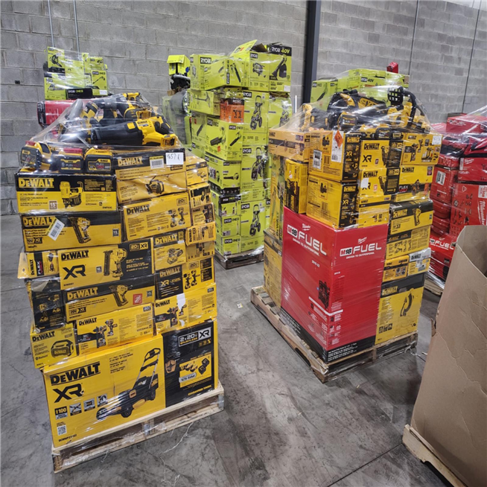 Pittston Location As-Is Power Tools Partial Truckload (10 Pallets) 4657-A