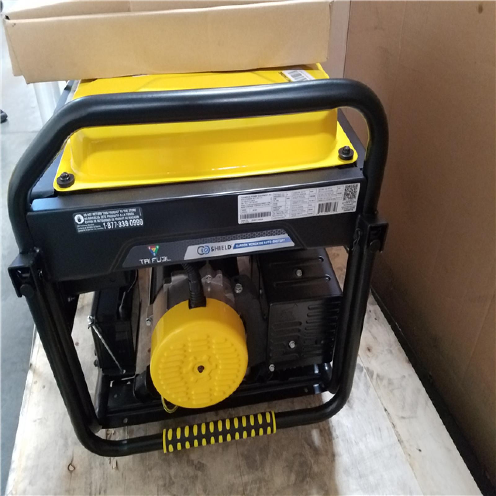 CALIFORNIA AS-IS CHAMPION DUAL FUEL PORTABLE GENERATOR