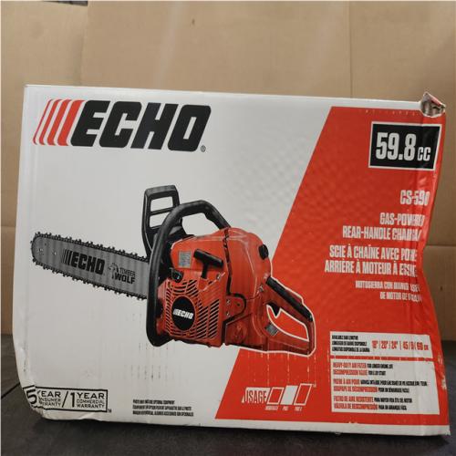 Phoenix LIKE NEW ECHO 20 in. 59.8 cc Gas 2-Stroke Rear Handle Timber Wolf Chainsaw (Missing 2 HEX Nuts)