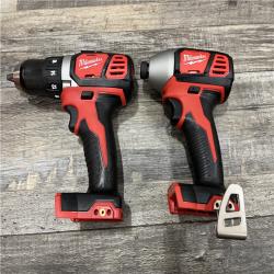 AS-IS Milwaukee 18V Lithium-Ion Cordless Drill Driver/Impact Driver Combo Kit