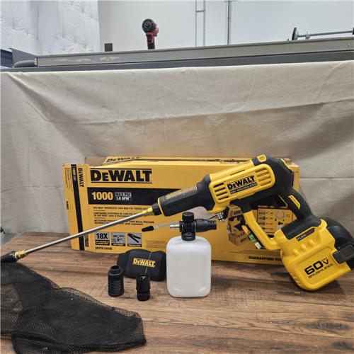 AS-IS DEWALT FLEXVOLT 60V MAX 1000 PSI 1.0 GPM Cold Water Cordless Battery Power Cleaner (Tool Only)