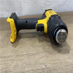 AS-IS DEWALT 20V MAX Cordless Compact Heat Gun with Flat and Hook Nozzle Attachments
