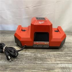 AS-IS Milwaukee 18V Lithium-Ion REDLITHIUM FORGE 8.0 Ah Battery Pack with 18V Super Charger