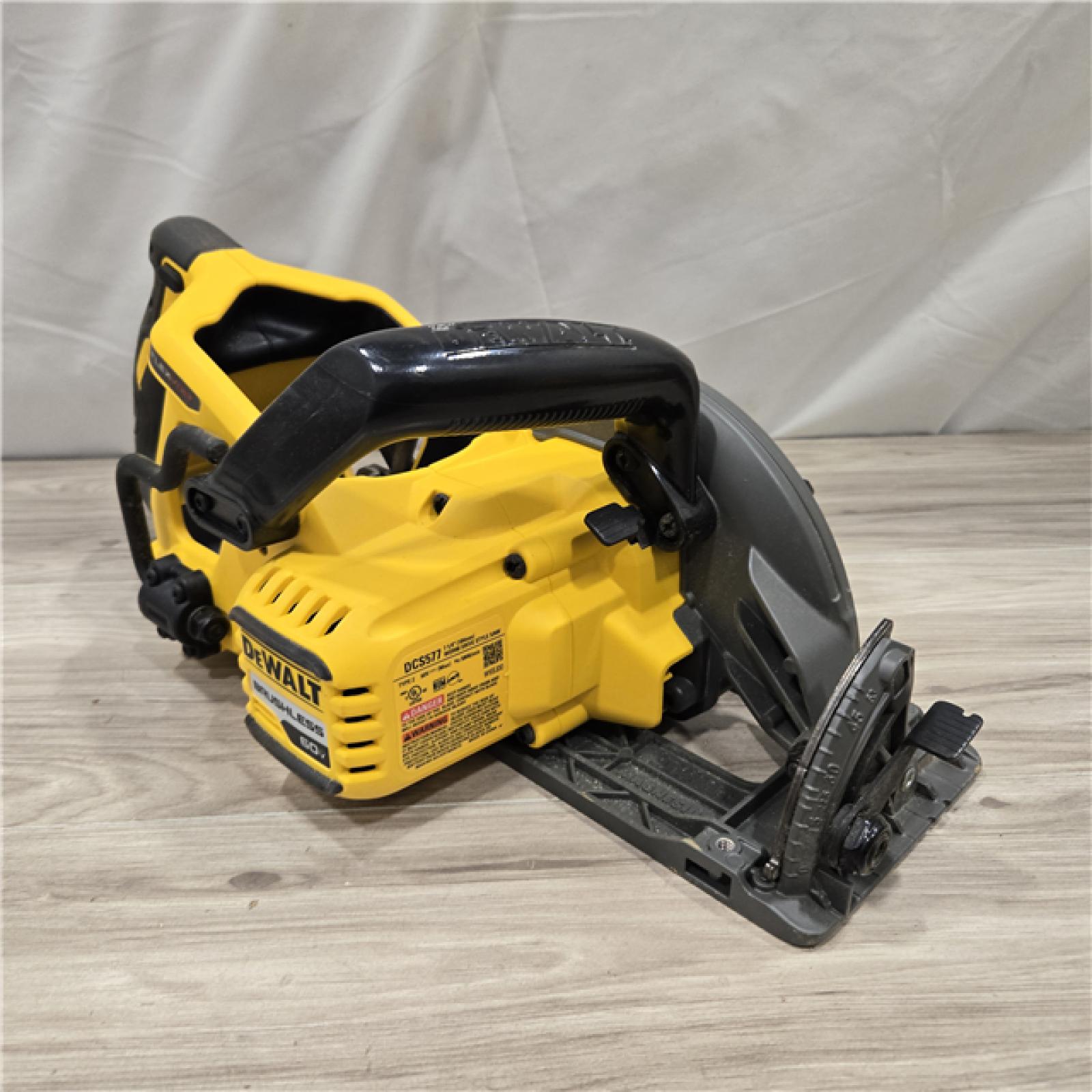 AS-IS DEWALT FLEXVOLT 60V MAX Cordless 7-1/4 in. Wormdrive Style Circular Saw (Tool Only)