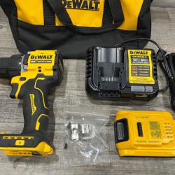AS-IS DEWALT Atomic 20V Lithium-Ion Cordless Compact 1/2 in. Drill/Driver Kit