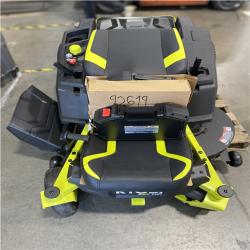 DALLAS LOCATION - AS-IS RYOBI ZR3 80V HP Brushless Electric 42 in. Zero Turn Riding Mower with (2) 14.0 Ah Batteries and Charger