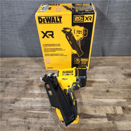 HOUSTON LOCATION - AS-IS DEWALT 20-Volt 30° Cordless Framing Nailer (Tool-Only)