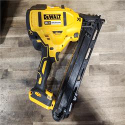 HOUSTON LOCATION - AS-IS DeWalt 20V MAX XR 15 Ga. Cordless 34 Deg Nailer Kit (Battery & Charger) 20 V