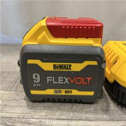 AS-IS DEWALT 20V/60V MAX FLEXVOLT Lithium-Ion 9.0Ah Battery and Charger Starter Kit