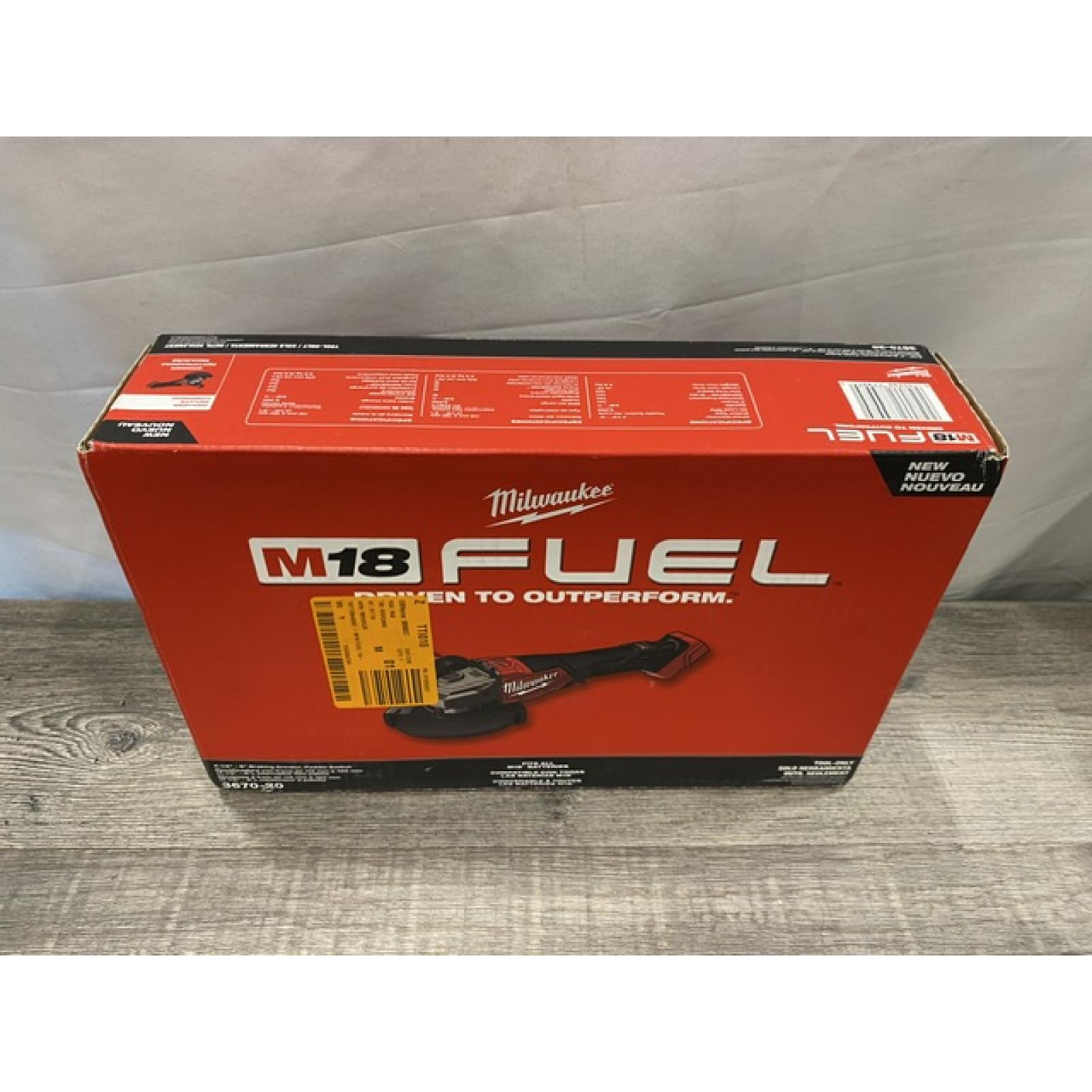 NEW - Milwaukee FUEL 18-Volt Lithium-Ion Brushless Cordless 4-1/2 in./6 in. Braking Grinder with Paddle Switch (Tool-Only)