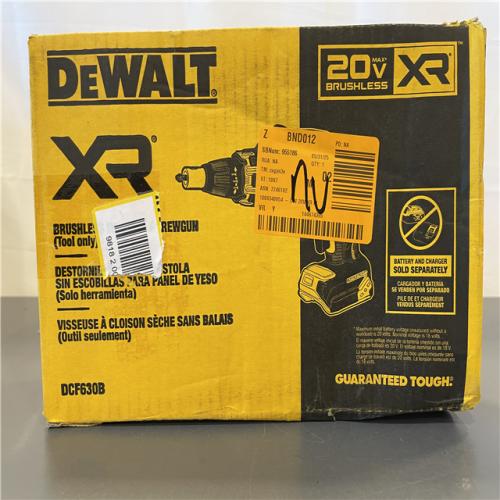 New! - DeWalt 20V MAX XR Brushless Cordless Drywall Screw Gun Tool Only