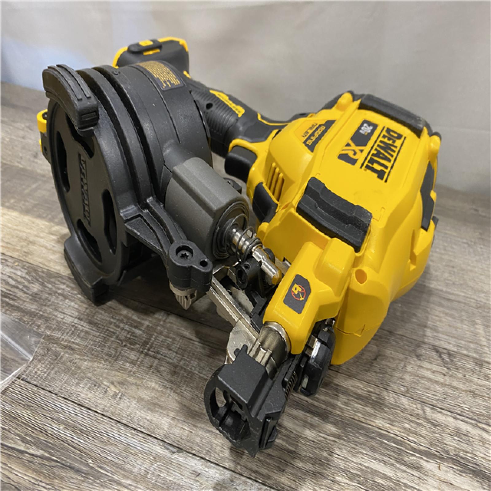 AS-IS DEWALT 20V MAX 15-Degree Electric Cordless Roofing Nailer (Tool Only)