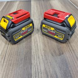 AS-IS  DEWALT FLEXVOLT 20V/60V MAX Lithium-Ion 6.0Ah Battery Pack (2 Pack)