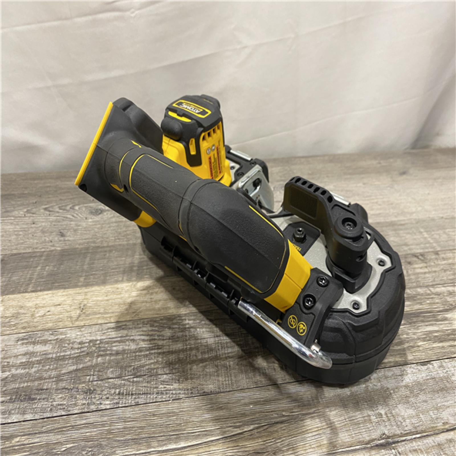 AS-IS DEWALT ATOMIC 20V MAX Cordless Brushless Compact 1-3/4 in. Bandsaw (Tool Only)