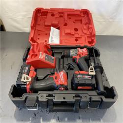 AS-IS - MILWAUKEE M18 FUEL 18V Lithium-Ion Brushless Cordless Hammer Drill and Impact Driver Combo Kit