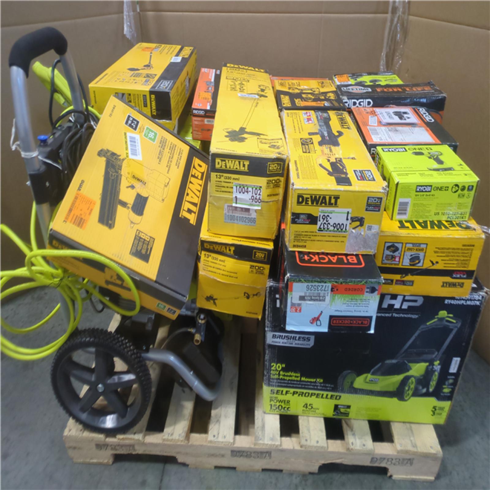CALIFORNIA AS-IS TOOL PALLET