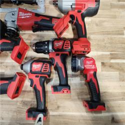 HOUSTON LOCATION - AS-IS M18 18-Volt Lithium-Ion Cordless Combo Kit 9-Tool with 2-Batteries  Charger and Tool Bag